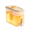 Cubo de hielo para bebidas de 4L, resistente a altas y bajas temperaturas, refrigerador de grado alimenticio, cubo de agua para jugo, dispensador de bebidas