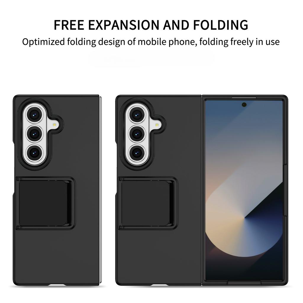 Capa Dobrável Rígida Protetora com Suporte para Samsung Galaxy Z Fold7 5G Fold 7 6 5 Fold6 Fold5 Fold 4 3 2 Fold3 Fold2 Fold4