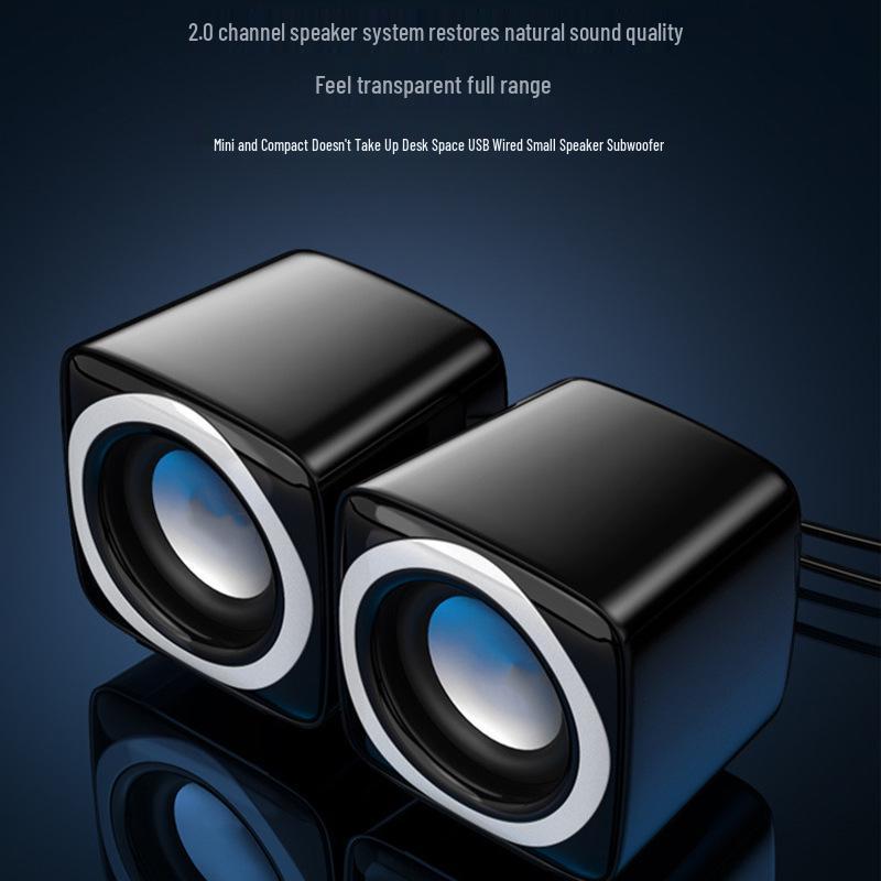 USB Wired Portable Mini Speaker for Desktop and Laptop