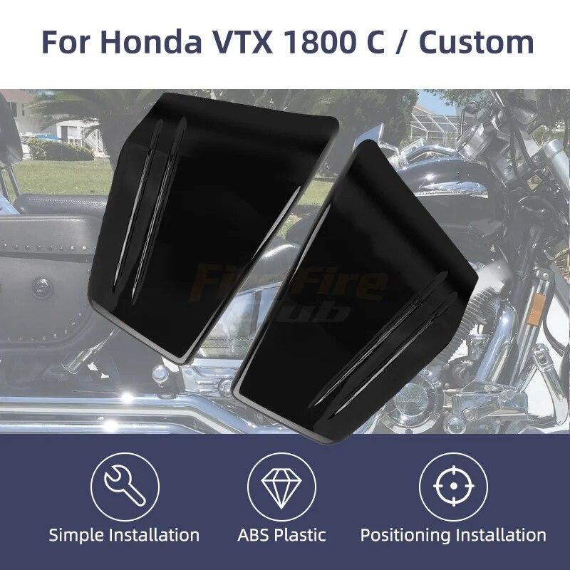 Motorcycle ABS Plastic Battery Side Cover Fairing Black For Honda VTX 1800 C/Custom Models 2002-2004 2006-2008