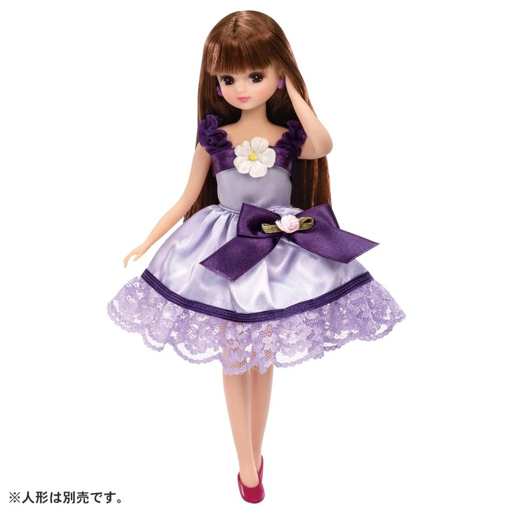 TAKARA TOMY Kleid Traubenband Puppe Rollenspiel Spielzeug für Alter 3 und Erfüllt Spielzeugsicherheit ST-Zeichen Einheitsgröße "Licca-chan LW-03 Blume" Verkleiden Hoch,
