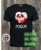Snow White T Shirt Poison Apple Glow In the Dark T-shirt,unisex, Ladies Fitted