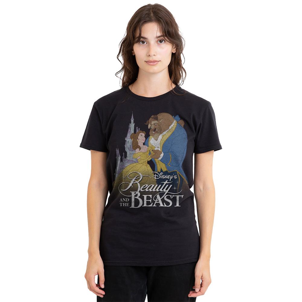 Beauty And The Beast Tricou Unisex Adult Belle Bestia Castel