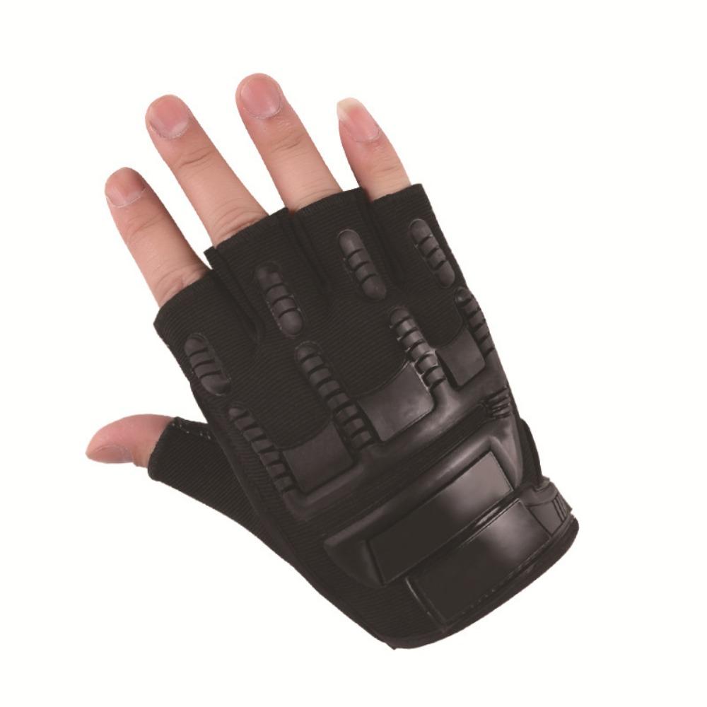 Latest Men's and Women's Outdoor Riding Fitness Half-finger Gloves Breathable Training Motorcycle Field Mountaineering Tactical Glo Practical Use