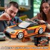367PCS Orange Sports Car Building Block Creative City Vehicle Classic Car Model Bricks Desktop Display Kids Toys Holiday Gifts