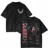 Resident Evil 2 Claire Redfield Biohazard Oversized T Shirt 100% Cotton Vintage Washed T-shirt for Men Women J168