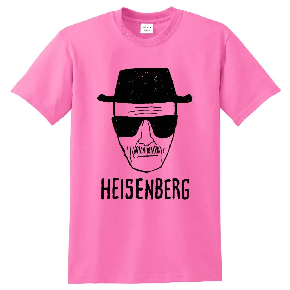 Cool Men T-shirt Breaking Bad Clothes Top Quality 100% Cotton Loose Heisenberg Printed T Shirt Casual Mens Tshirt