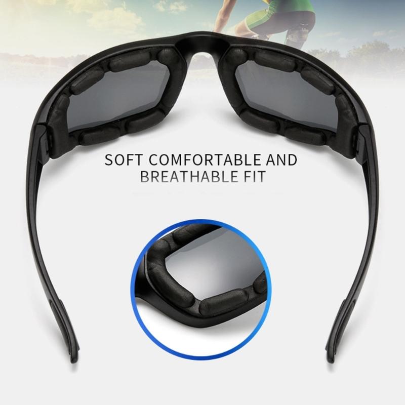 Motorbike Ridings Glasses Padding Goggles UV Protections Dustproof Windproof Sunglasses for Man Women Outdoor
