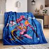 1pc KPop Flannel Throw Blanket HD Printed Lightweight Soft Warm All Season Blanket for Sofa, Bed, Travel, Camping Machine Washable