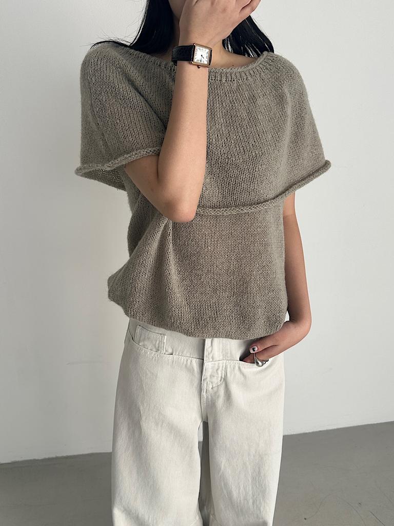 APOEM Cape Layered Knit Top (3C)