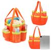 Mesh Beach Bag Mesh Shower Storage Bag Large Capacity Tote Beach Bag Toiletries Towels Organizer for Travel Gym Camping