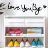 Yousheng Te Iubesc Pa Semn din Lemn Decor de Perete Semn Decor Intrare Familie Artă de Perete Semn deasupra Ușii pentru Cadou de Ziua Îndrăgostiților Hol de Intrare Acasă
