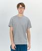 BASIC HOUSE [2Pack] 30S Cotton Regular Fit Round Plain Short Sleeve T-Shirt 2 Pack (6 Colors) Lats0126 (B Type)