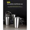 Thickened Stainless Steel Cup Beer Cup Ins Juice Cup Restaurant Cup Casual Cup Coffee And Cold Drink Cup The Cup