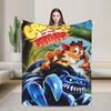 Crashs Bandicoots Blanket Quality Warm Soft Bedding Throws Winter Travel Office Bedroom Novelty Bedspread