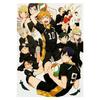 Anime Poster Volleyball Boy Canvas Painting Haikyuu Japanese Style Cartoon Poster Cuadros Wall Art Pictures for Living Room