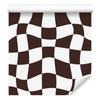 Casual checkerboard wallpaper in burgundy and white for the living room and bedroom 50x1000