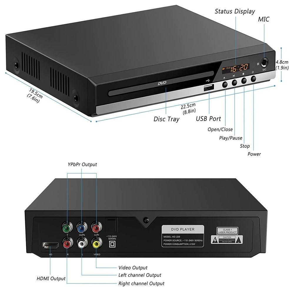 HD DVD-speler Home DVD-speler Full-format DVD-speler VCD-speler