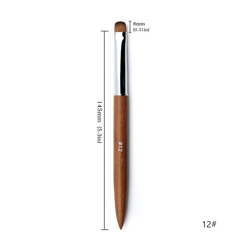 French Nail Art Brushes Flowers Drawing Pen Versatile Nail Drawing Pen Nail Tools Sandalwood Handle Manicure Pen