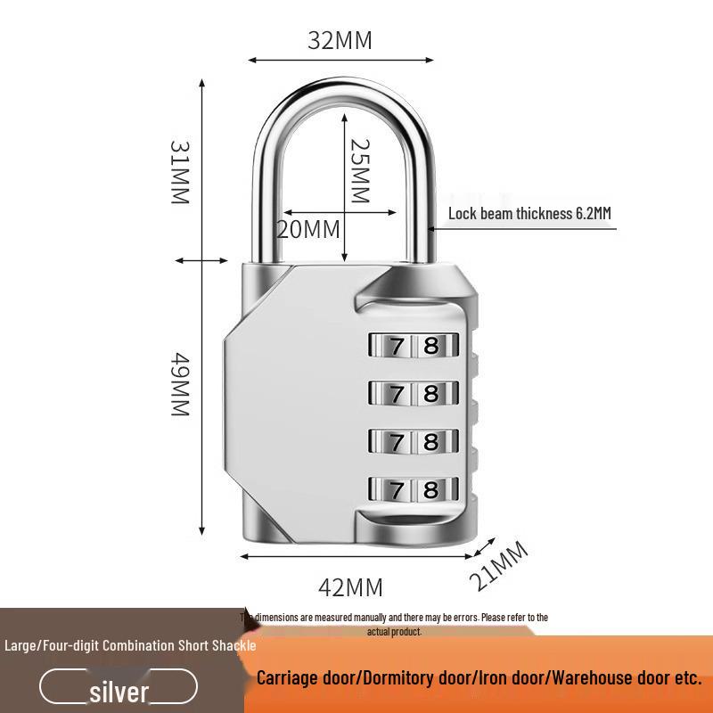 Cadenas à combinaison étanche pour la maison, l'extérieur, les valises et les casiers de dortoir