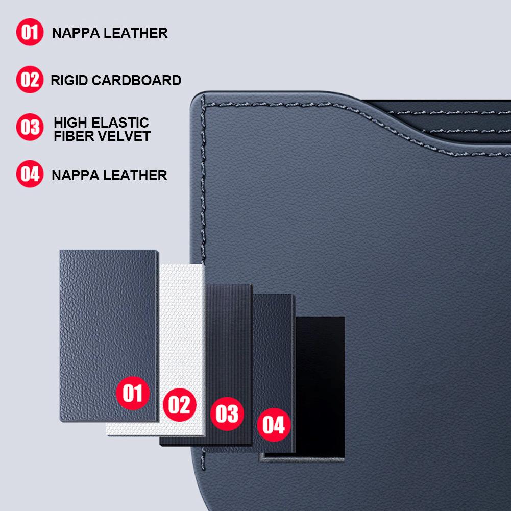 Car Net Storage Bag Car Mounted Mobile Phone Bill Card Holder Car General Storage Box Multi-Functional Storage Bag Hanging Bag