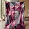 Burnley Football Print Flannel Blanket, Soft Warm Lightweight Throw Blanket for Sofa Bed Camping