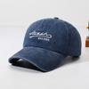 Outdoor letter cotton small embroidery E new personalized ST washed baseball cap cap embroidery old