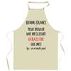Kitchen Apron - Géraldine It Doesn't Exist - Breton Print - Thick Cotton - Made In France