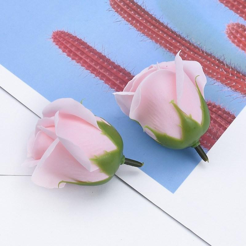 20/40pcs Artificial Roses Fragrant Eternal Flowers Home Room Decora Wedding Wreath Bridal Bouquets Diy Gift Garden Accessories
