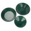 10/14/15 Inch Washing Gold Panning Machine Screen Mining Screen Metal Detection Tools Sieve Gold Pan Green Plastic Bowl