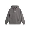 Li Ning Sports Lifestyle Serie Locker geschnittenes Kapuzen-Sweatshirt mit Buchstabenprint Unisex-Sweatshirt Street-Grau AWDU923-7