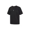 Jordan Logotryckt Tröja Rund Halsringning Amerikansk Vintage Kortärmad Drop Shoulder T-shirt Herr T-shirts Svart DH8922-010