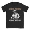 Chuck Norris RIP Memorial Tee Shirt for Unisex Women Fashion T Shirts Cotton Clothing