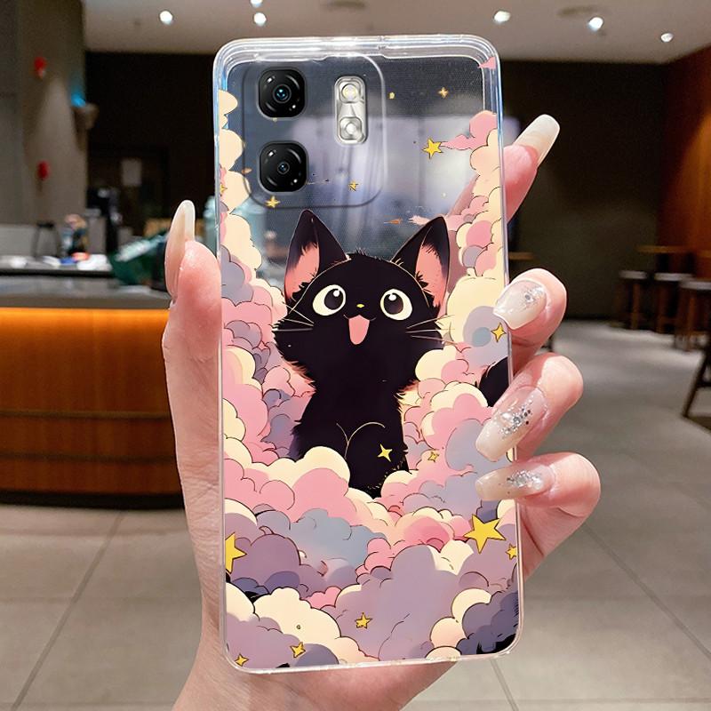 For Infinix Smart 9 X6532 Case Infinix Hot 50i Cover X6531 X6531B Silicone Luxury Dragon Cute Cool Boys Girls Transparent Bumper