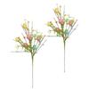 Spring Artificial Flowers for Vase Filler 2Pcs Easter Egg Floral Picks