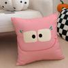 Cute Smile Cushion Cover Throw Pillow Cover Hidden Button Durable Polyester Chair Cushion