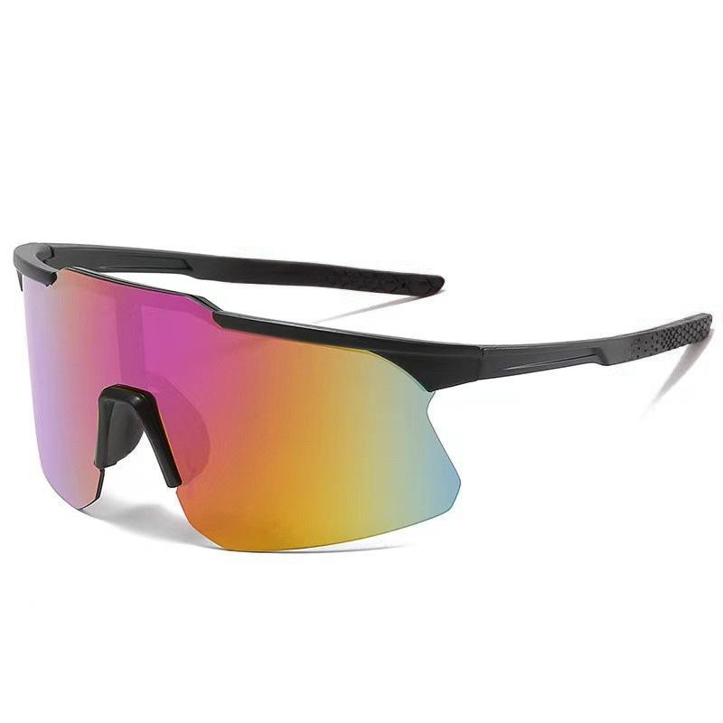 Nieuwe Heren Bergbeklimmen Fietsen Zonnebril Dames Outdoor Fietsen Winddicht Groot Montuur Bril UV-bestendig Sportbril