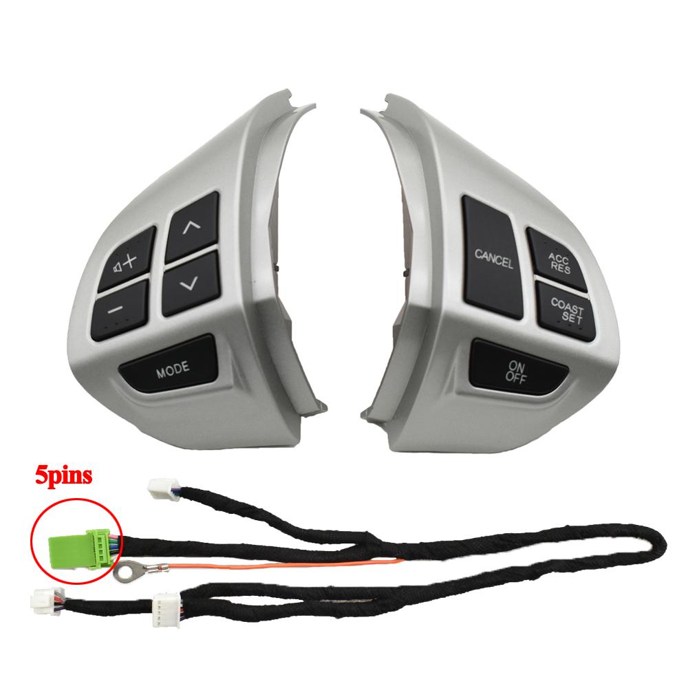 NEW Steering Wheel Volume Sound Buttons For Mitsubishi ASX Lancer Outlander RVR Pajero Sport Car Cruise Control Button Switches