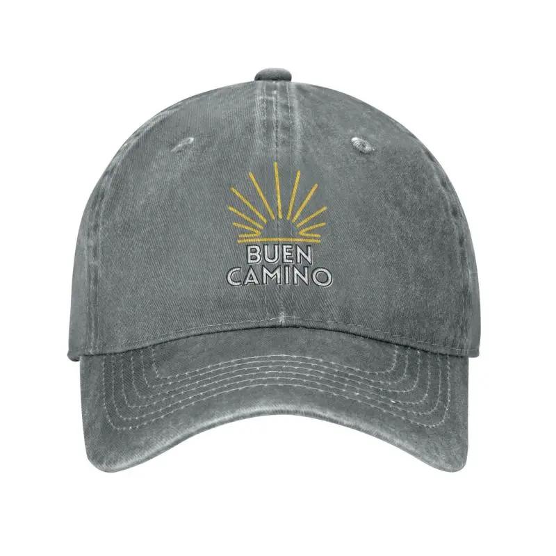 Berretto da baseball in cotone fresco personalizzato Buen Camino Santiago per pellegrini, unisex, regolabile, da papà, per la primavera