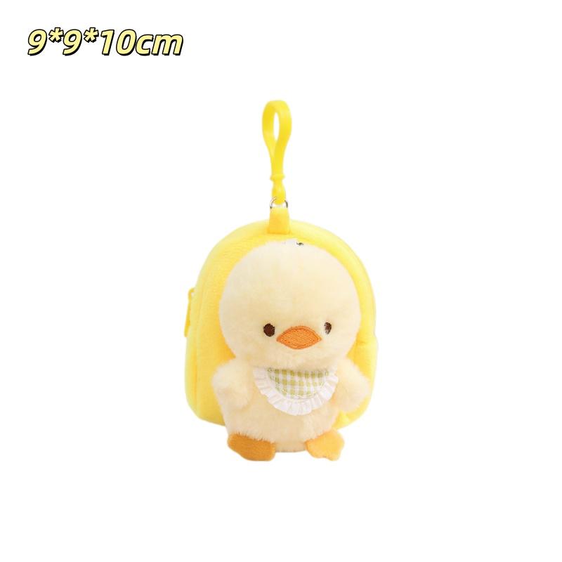 Adorably Animal Plush Toys Pendant Backpack Decoration Stuffed Doll Kawaii Decor Toys Earphone Case Coin Purse Kid Birthday Gift