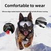 Haustier-Sonnenbrille Verstellbar Anti-UV-Blendung Winddicht Sonnenbrille für Hunde Outdoor Wandern Laufen Strand Alle Rassen Augenschutz Schwarz