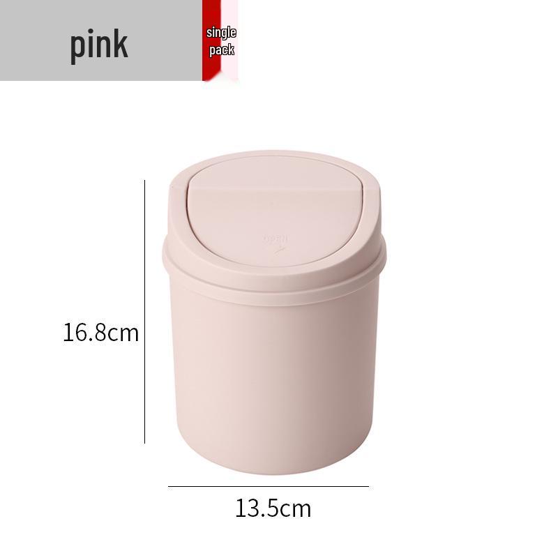 Mini Desktop Trash Can for Dorm or Bedside - Cute and Compact