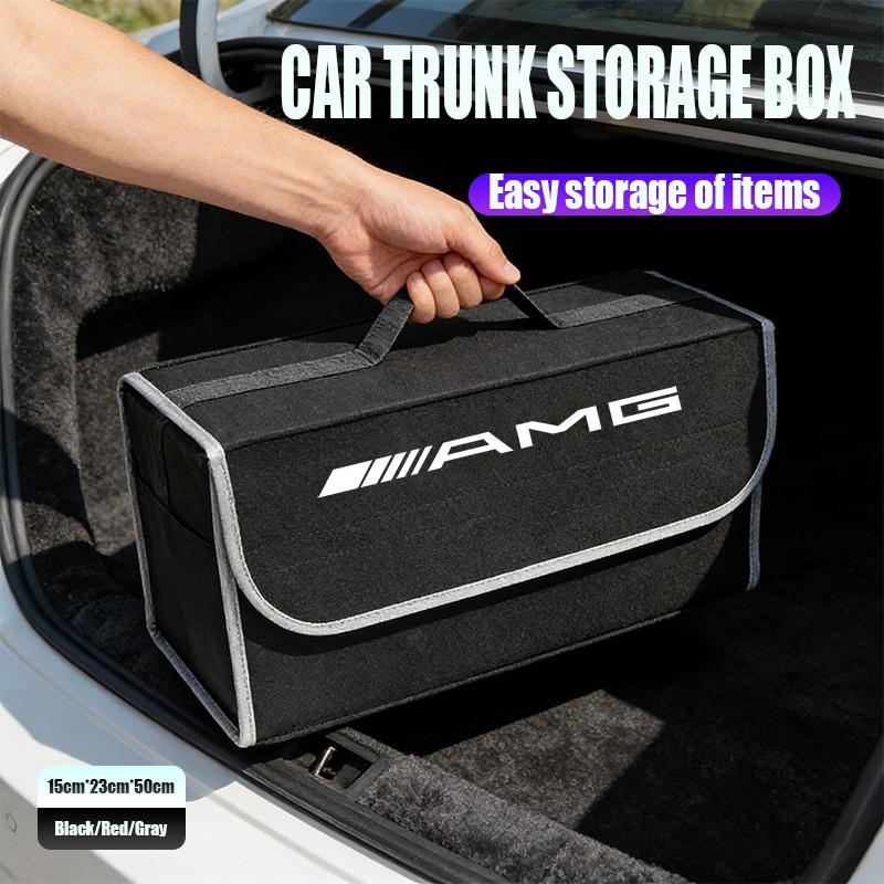 Best-seller Car Trunk Organizer Bag Folding Tidying Box Storage Valve cap For Mercedes Benz AMG W206 W204 W205 W212 W213 W221 W LR5