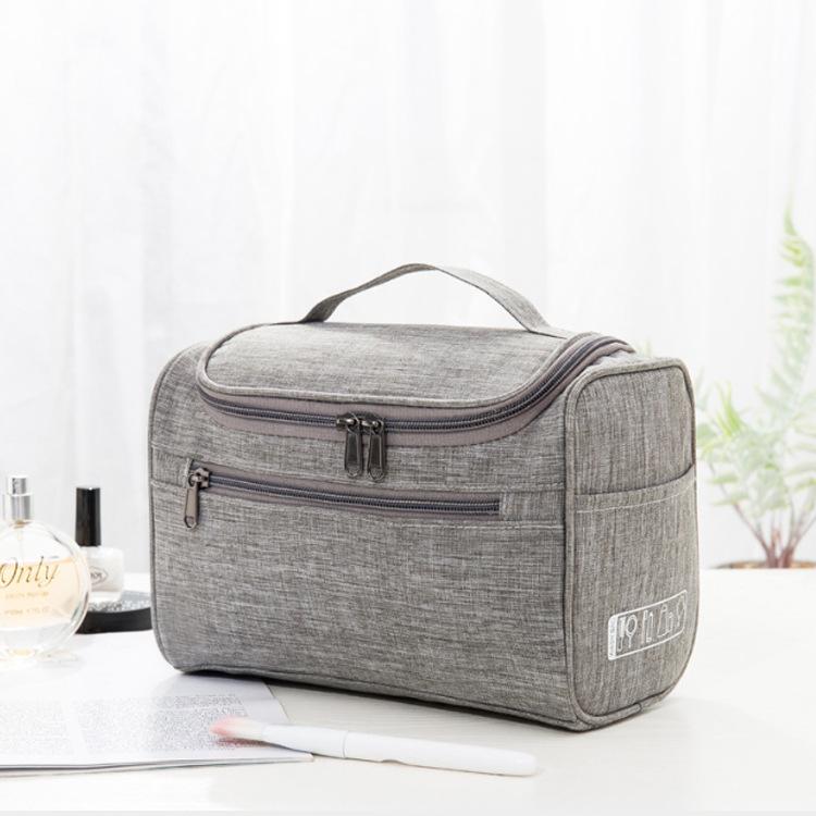 Borsa per Trucco da Viaggio Cationica con Gancio, Grande Capacità - Custodia Portatile Multifunzionale da Mano