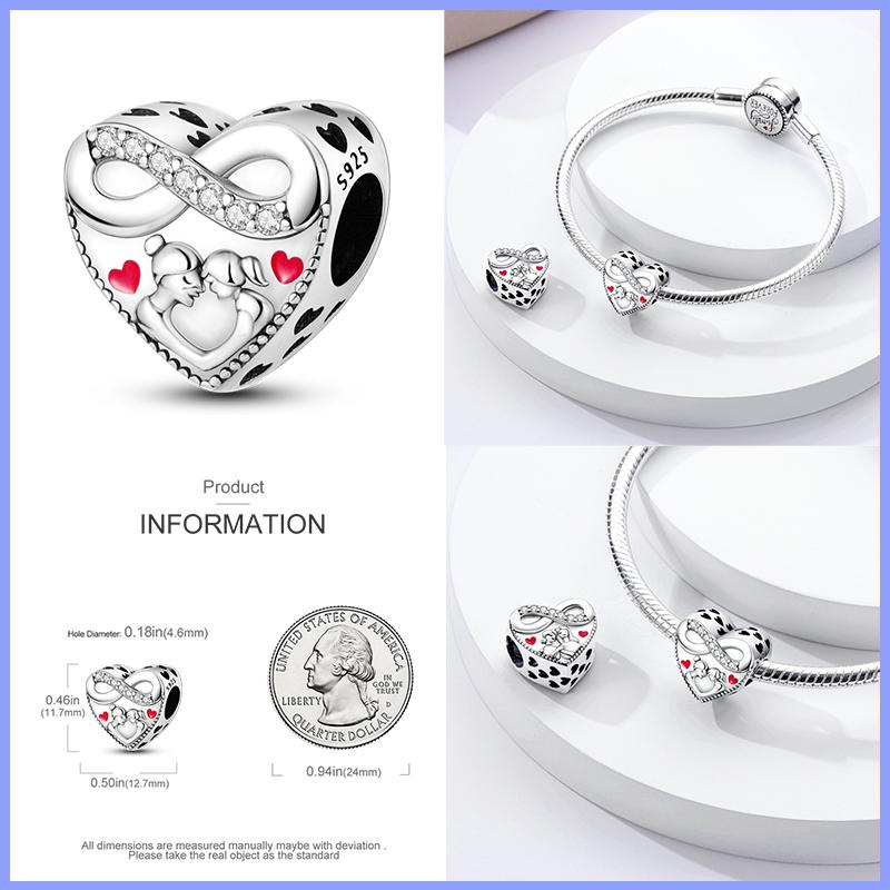 Mode 925 Sterling Silber Handtasche Gepäck Charms Perlen Fit Fasion 925 Armbänder Feine Jahrestag DIY Schmuck Machen