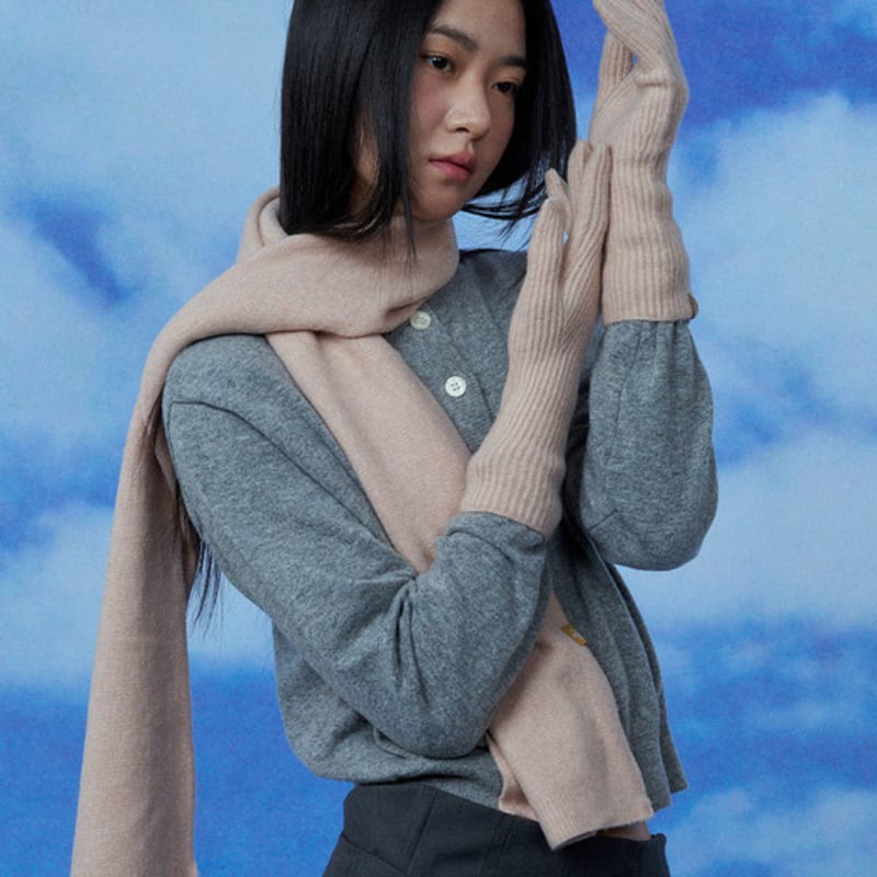 RECLOW Knit Gloves and Muffler Set 8 Colors