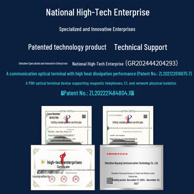 Boyang Integrated Business Optical Transceiver (1 Pair)