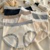 Ladies Lace New Cotton Anti Bacterial Extension Crotch Seamless Triangle Underwear
