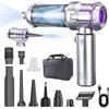 Car Vacuum Cleaner, 22000Pa Powerful Suction Handheld Vacuum Cordless with Brushless Motor, 11-in-1 Portable Hand Held Vacuum Rechargeable Air Duster