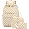 Three-Piece Backpack Wind Academy Wind High School Primary School Student Schoolbag Lightweight Backpack Female